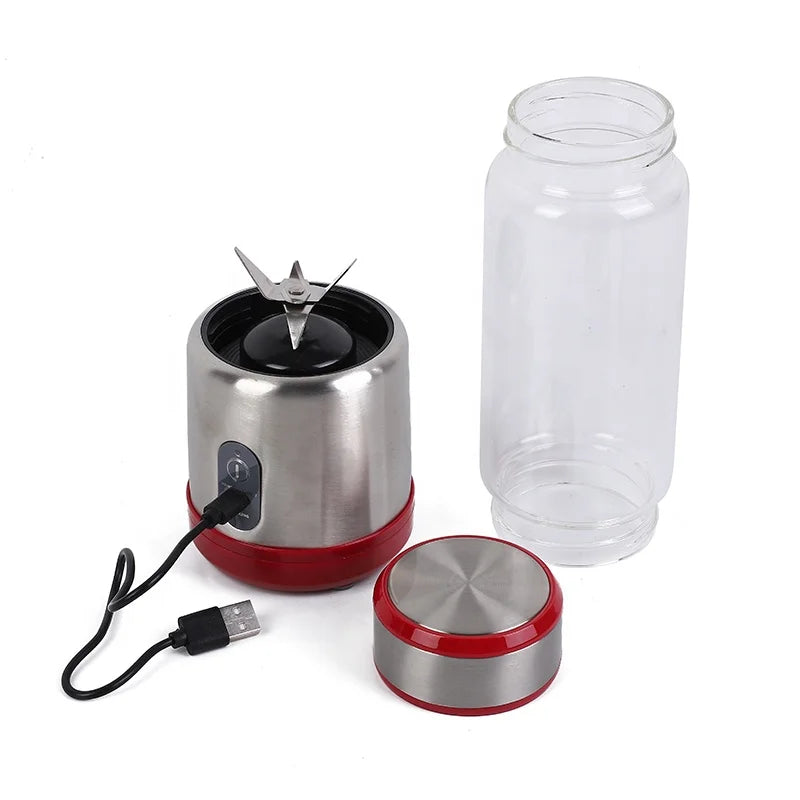 RTS 150W/5v 450ML 15000-16500r/min USB 52CM Rechargeable Convenient Safety Switch Design Electric Portable Juicer Cup