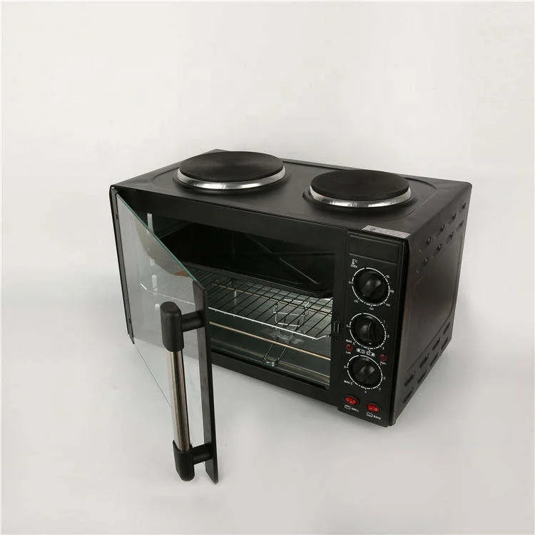 30L Electric Toaster Oven Portable Large Table Benchtop Home Baking Electric Built-in Oven Stove With Hot Plate