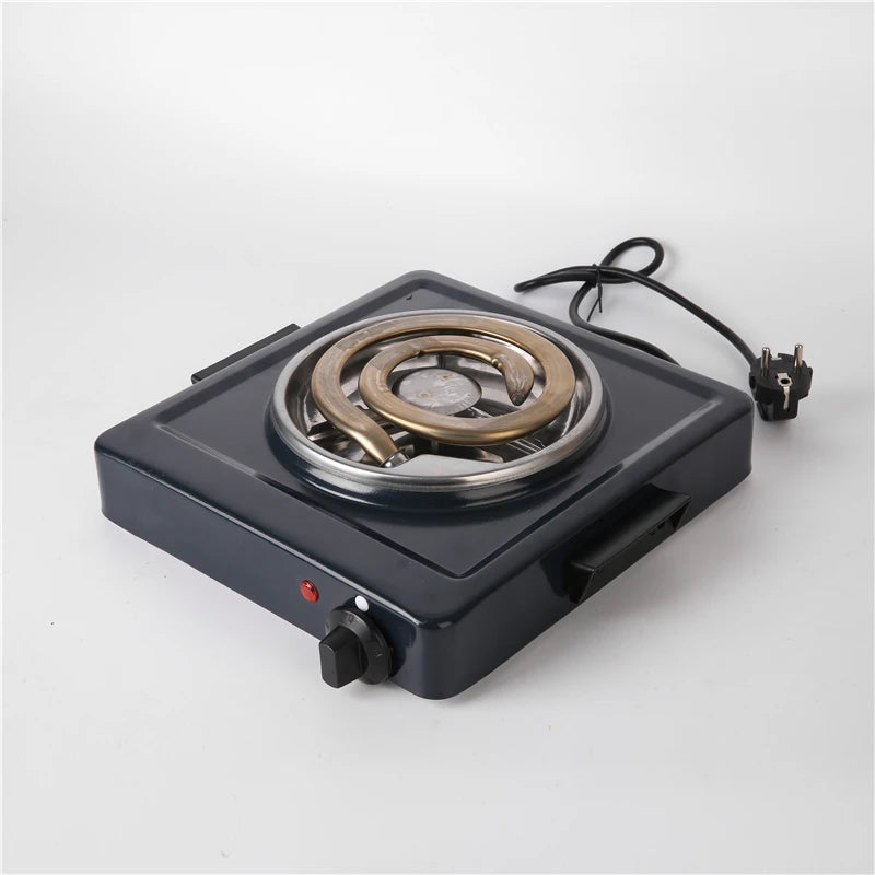 RTS House Mini Table Top Temperature Control Coil Stove Portable Electric Cooking Stove Single Spiral Coil Electric Hot Plate