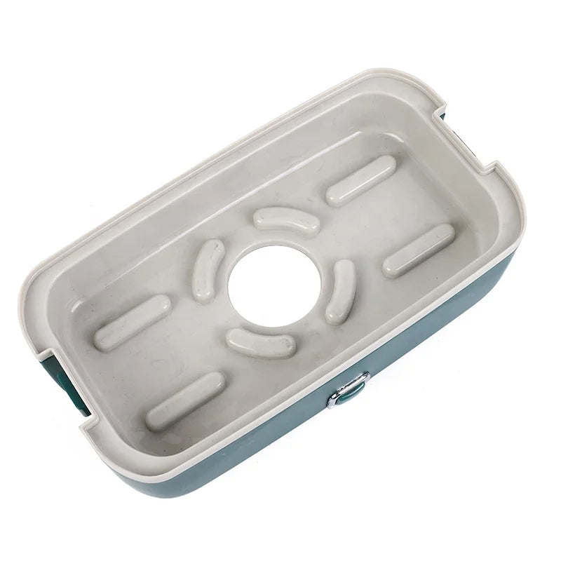 230W 220V 304 Steel Inner Single Layer Lunch Box Portable Food Grade Kids Bento Food Storage Container