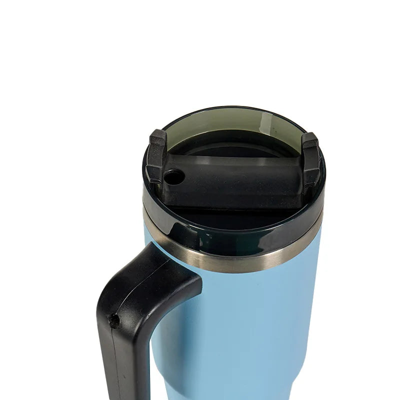 Free Plastic Acrylic Tea Coffee Lid Insulated Cups 600ml Thermos Vacuum Double Wall Stainless Steel Tumblers