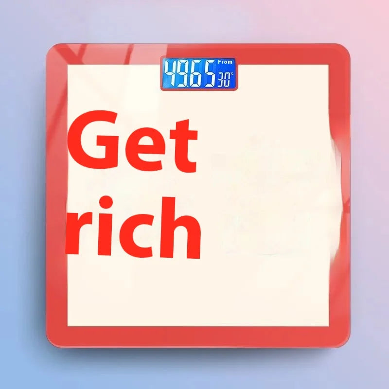 Accurate Cute USB Rechargeable Electronic Body Scale for Household Use for Weight Loss & Plastic Health Monitoring Dormitories