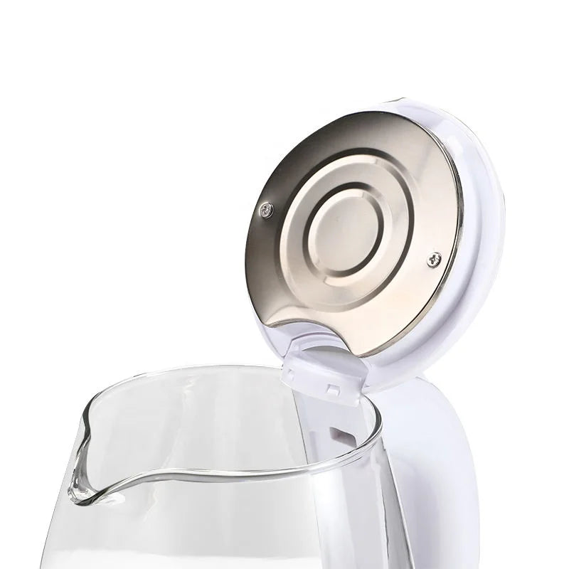 Hotel Room Electric Kettles White Glass Kettle Electric Home Appliances Kitchen Appliance 2L Electric Kettle