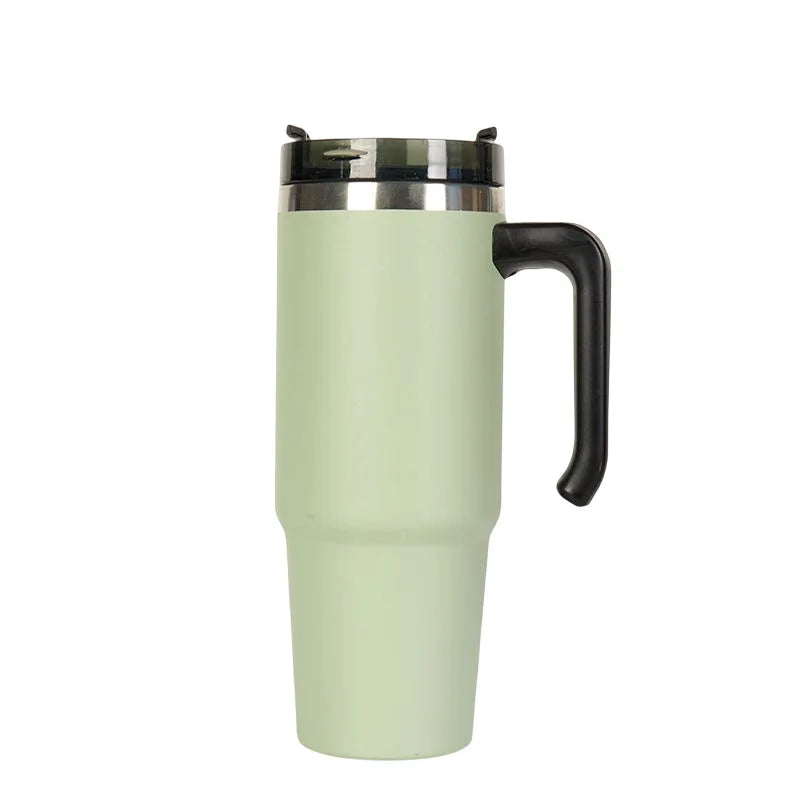 Free Plastic Acrylic Tea Coffee Lid Insulated Cups 600ml Thermos Vacuum Double Wall Stainless Steel Tumblers