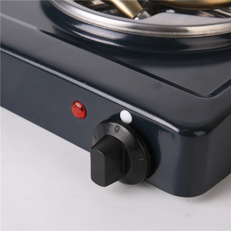 RTS House Mini Table Top Temperature Control Coil Stove Portable Electric Cooking Stove Single Spiral Coil Electric Hot Plate