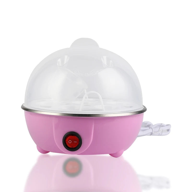 RTS Household Portable Automatic Mini Egg Cooker Stainless Steel Egg Boiler Electric Boiling Egg Steamer