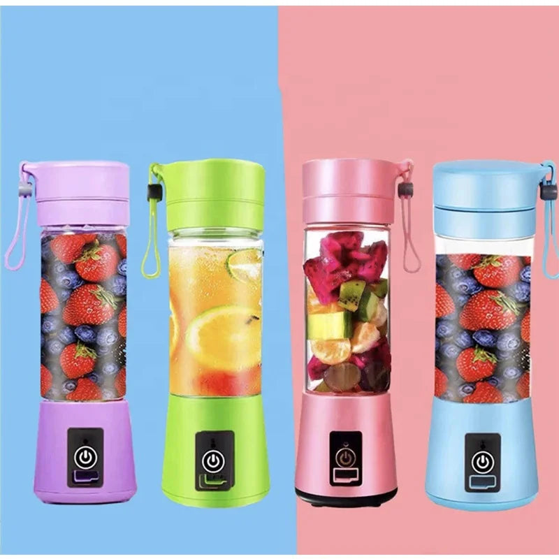 Wholesale Usb Rechargeable Juicer Cup Portable Blender Glass 380 Ml Portable Personal Blender