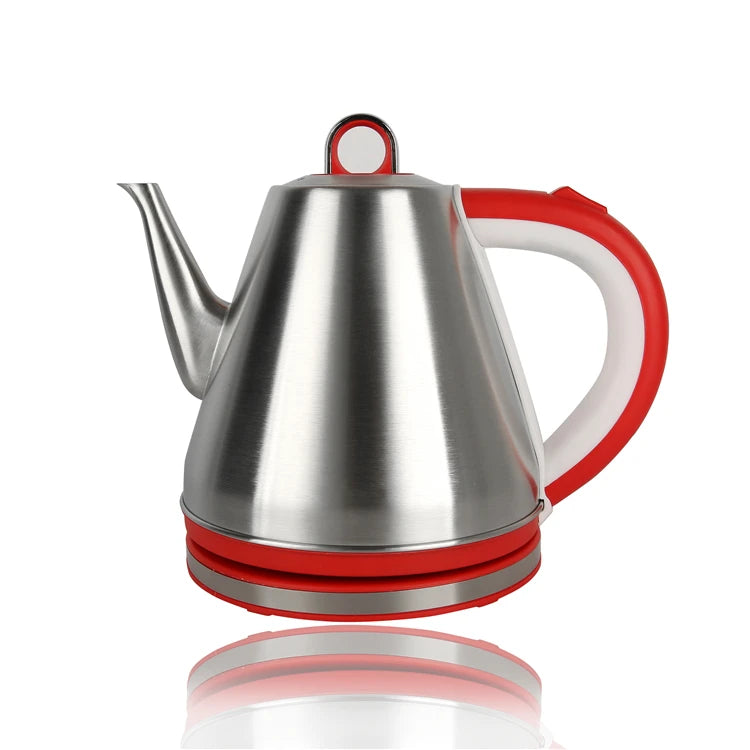 RTS Hot Sell 1500W Stainless Steel Electric Kettle 1.5L Vintage Style Gooseneck Electric Kettles