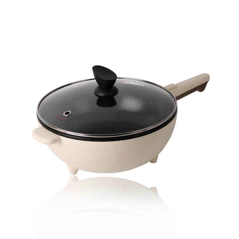 Multifunctional Cooking Pot Pans Fry Mini Cooker Kitchen Round Multi High Quality Non-stick Electric Frying Pan
