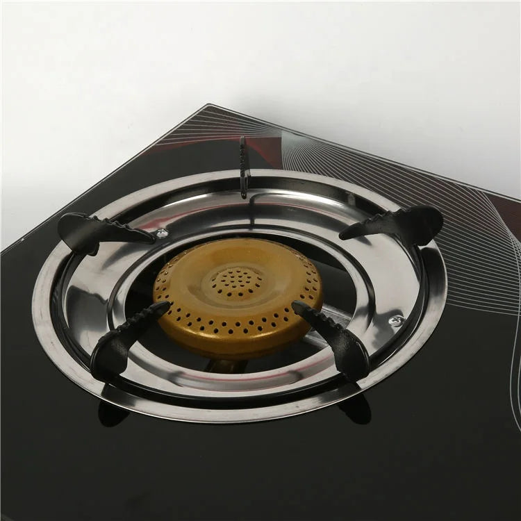 Best Quality Gas Cooktop Household 2 Burner Table Gas Stove Tempered Glass Top Gas Stove