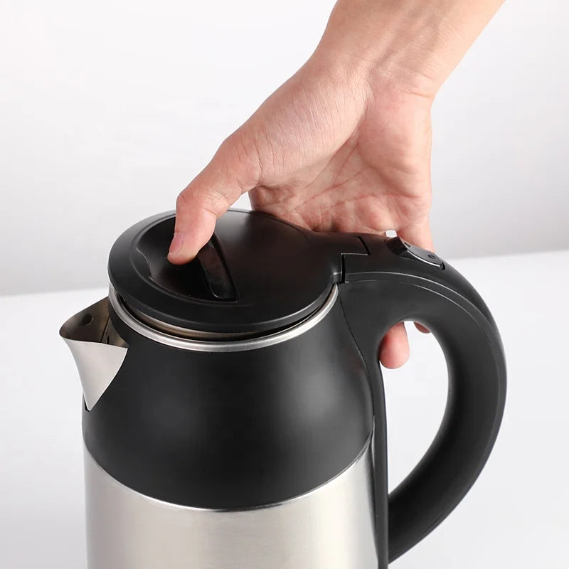 Multipurpose 201 Ss Electric Kettle Home Appliance 2L Heating Element 1500w Portable Electric Water Kettle