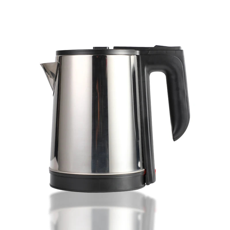 2L Household Electric Kettle Double Wall 201 Stainless Steel Boil-Dry Protection Electric Thermo Kettle