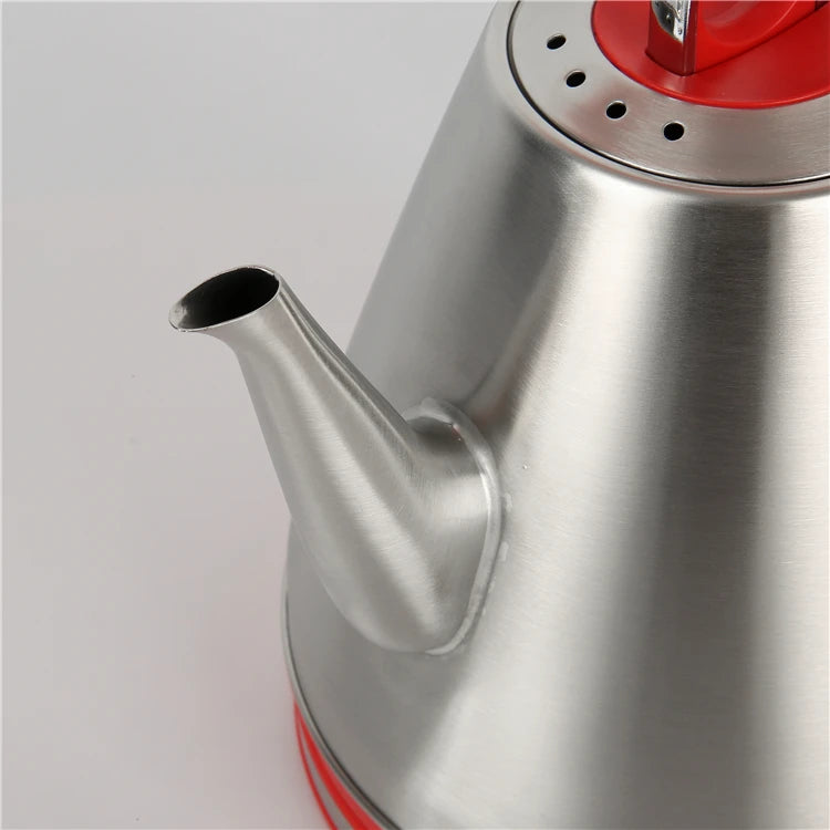 RTS Hot Sell 1500W Stainless Steel Electric Kettle 1.5L Vintage Style Gooseneck Electric Kettles
