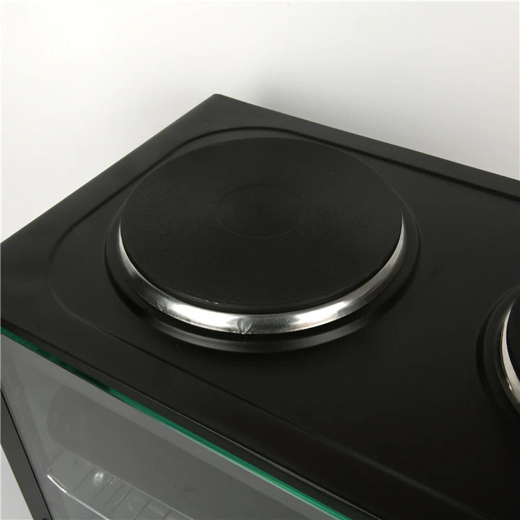 RTS 26L Stainless Steel Electric Toaster Oven with 2 Burners and Two Plates Household Kitchen Appliance for Hotels Hot Sale