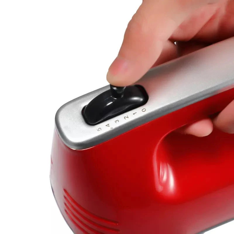 RTS 300w Stainless Steel Handheld Kitchen Mixer Powerful Electric Hand Mixer Includes Beaters and Dough Hooks