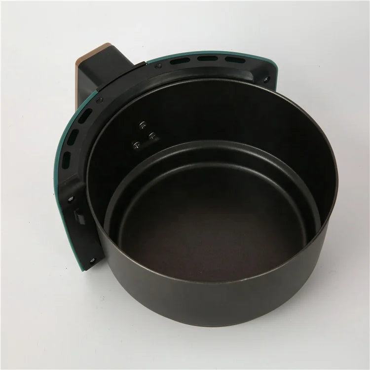 RTS 500W Household Air Fryer 500W 3.5L Air Fryer Healthy Low Fat Cooking Pot Intelligent Round Mini Air Fryer