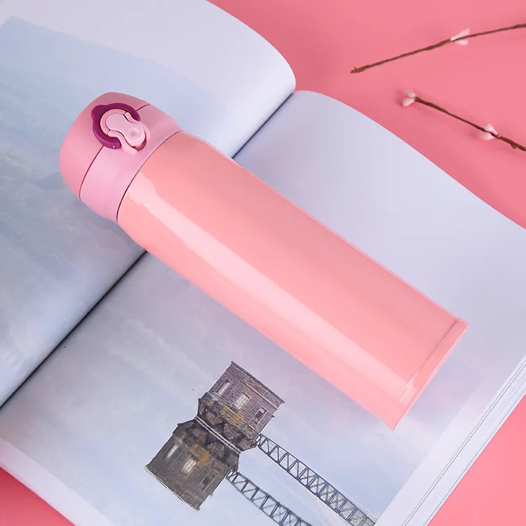 Wholesale 500ml Keep 24h Thermos Food Grade Stainless Steel Vacuum Flask Thermal Travel Cup