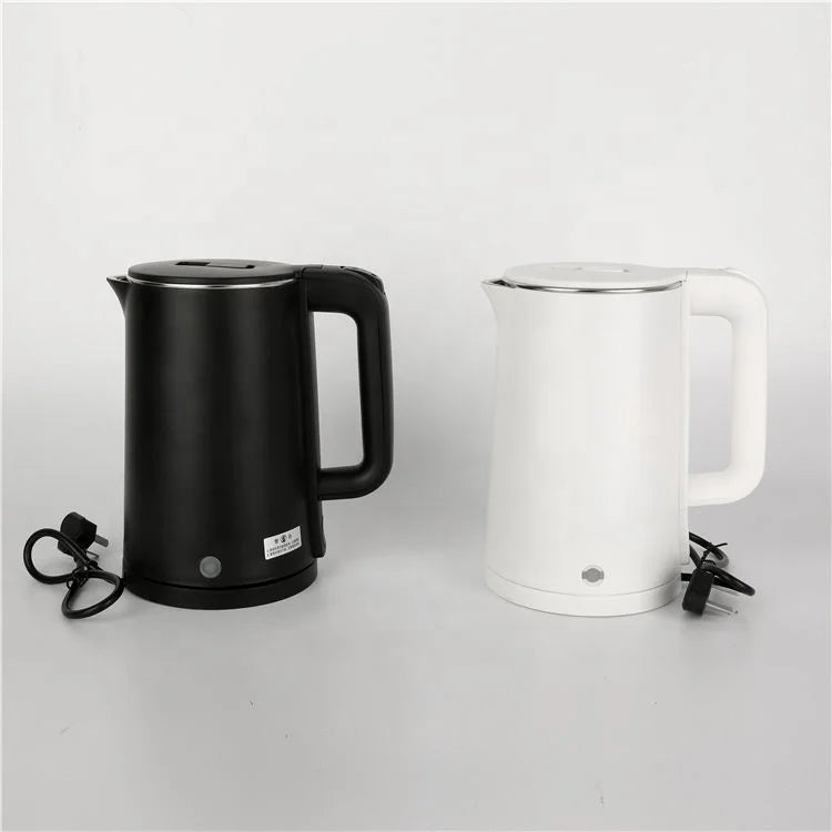 Electric Kettle Manufacturer Wholesale New Model White and Black Stainless Steel Electric Kettle