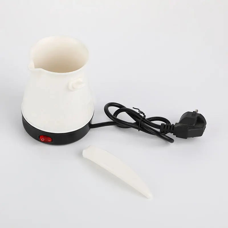 0.5L Mini Plastic Electric Turkish Coffee Maker Pot Stainless Steel 360 Degree Rotation Tea Kettle Electric Coffee Kettle