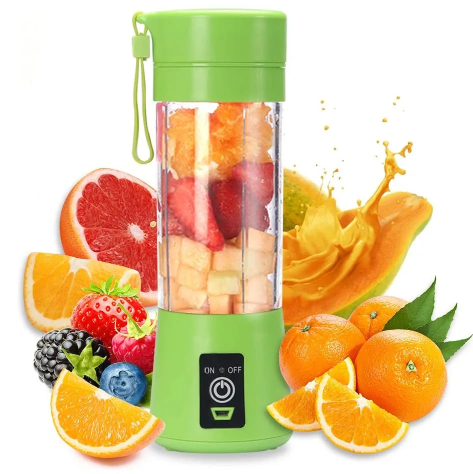 380ML Personal Portable Mini Blenders Usb Rechargeable Fruit Juice Cup Electric Mini Portable Juice Cup