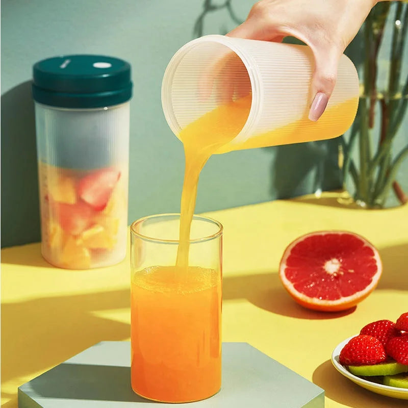 Household Electric Juicer Cup Handheld Blenders Usb Rechargeable Mini Portable Juicer