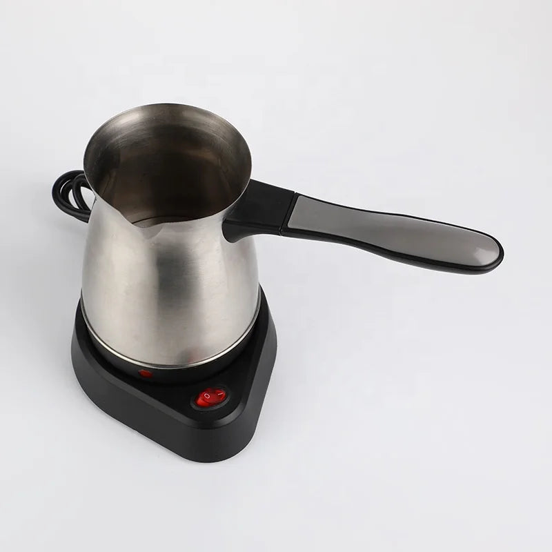 RTS 800w Household Cheap Tea Coffee Pot Electric Stainless Steel Coffee Pot Electric Turkish Coffee Pot