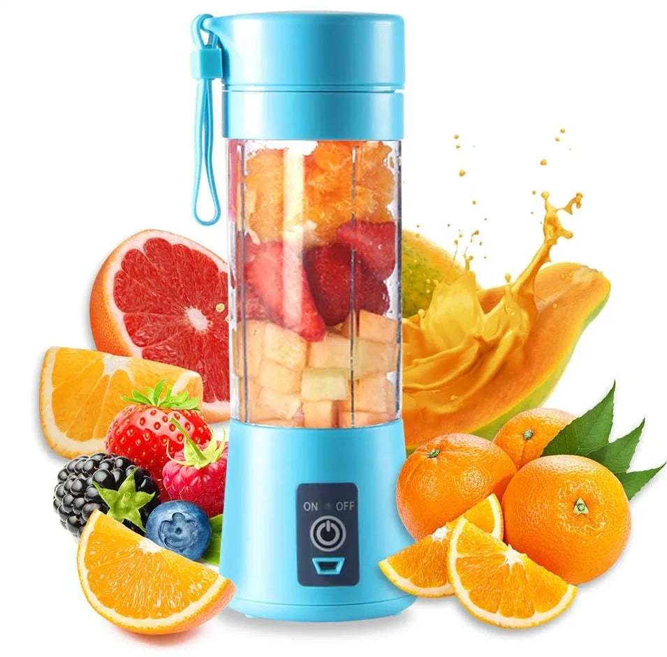 RTS 380ML Personal Portable Mini Blenders Usb Rechargeable Fruit Juice Cup Electric Mini Portable Juice Cup