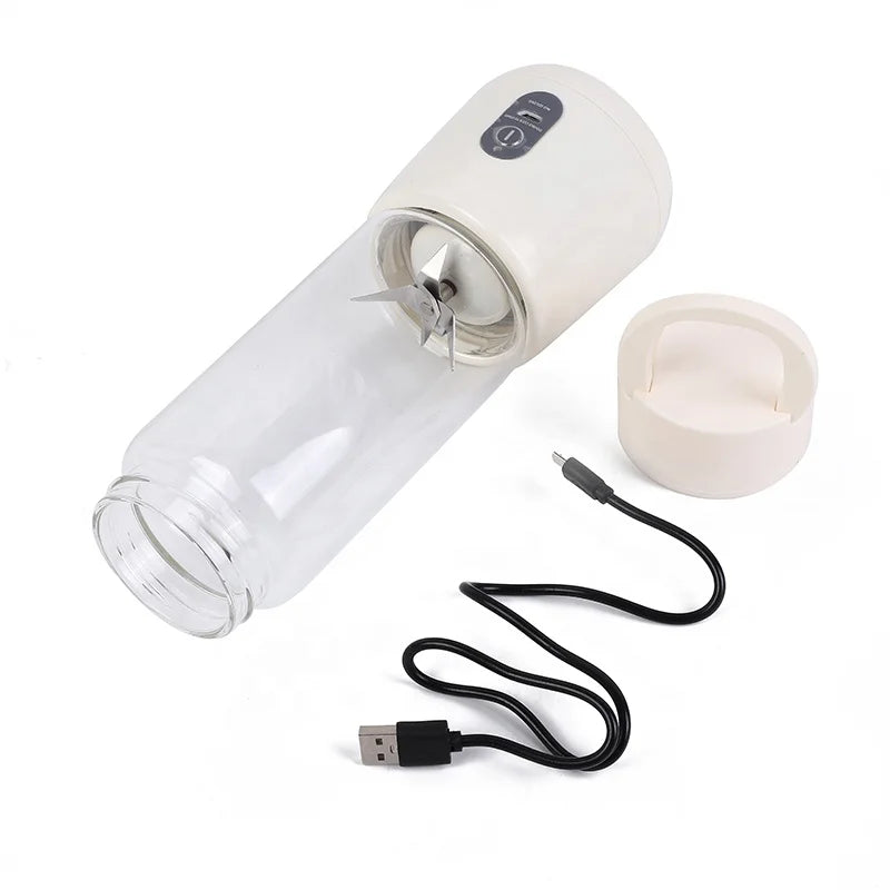 RTS USB 52CM 450ML 65W Fruit Portable Smoothie Rechargeable Blender Portable Maker Food Mixer Portable Cup Blender Juicer