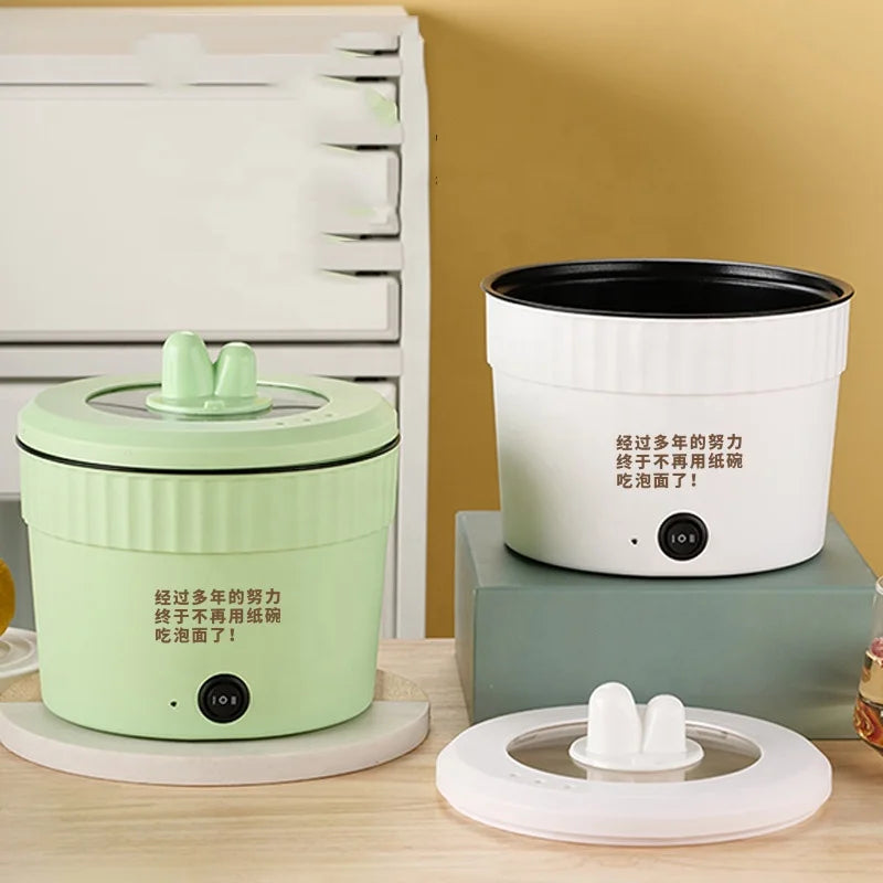 220v 300w Dormitory Student Electric Cooking Pot Multi-Functional Small Household Instant Noodles Electric Hot Pot