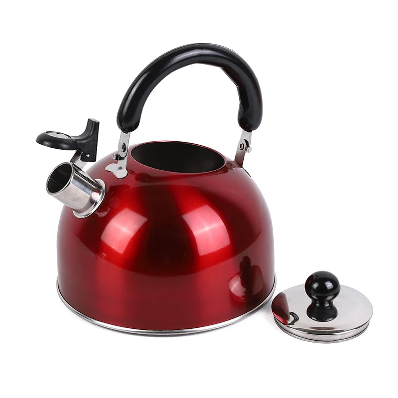 RTS 3L 201 Stainless Steel Stove Top Whistling Tea Kettle Water Kettle Camp Kettle