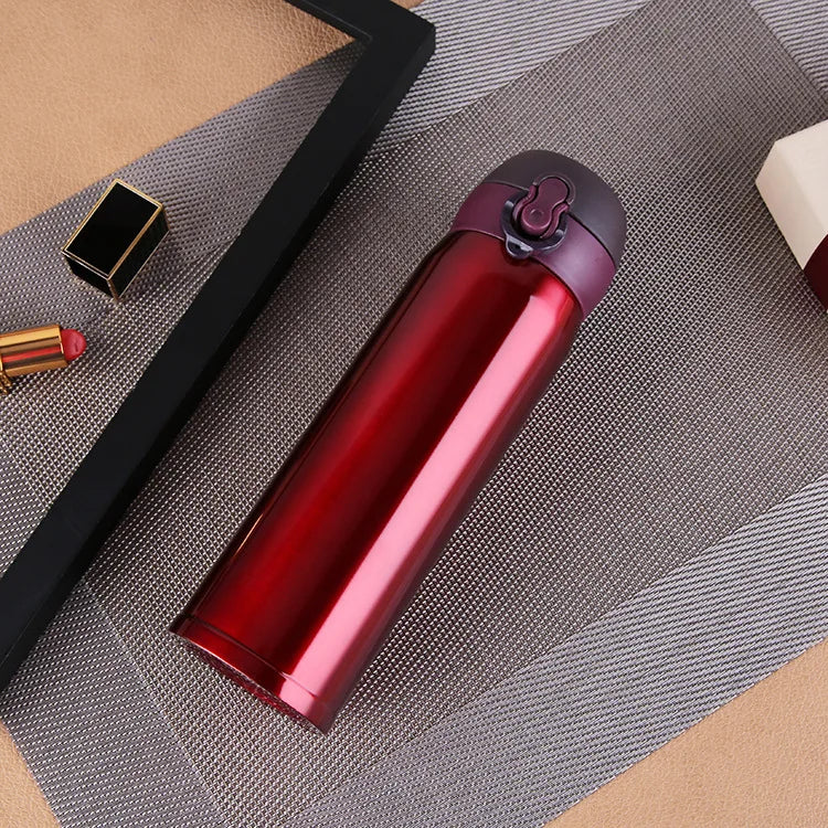 Wholesale 500ml Keep 24h Thermos Food Grade Stainless Steel Vacuum Flask Thermal Travel Cup