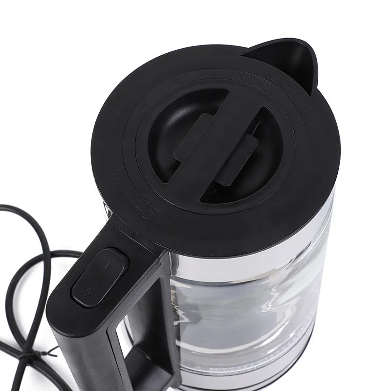 RTS 2000W 0.8L/2.0L 220V 75cm Multifunction Electric Hot Fast Glass Water Heater Kettle Set for Home Kitchen