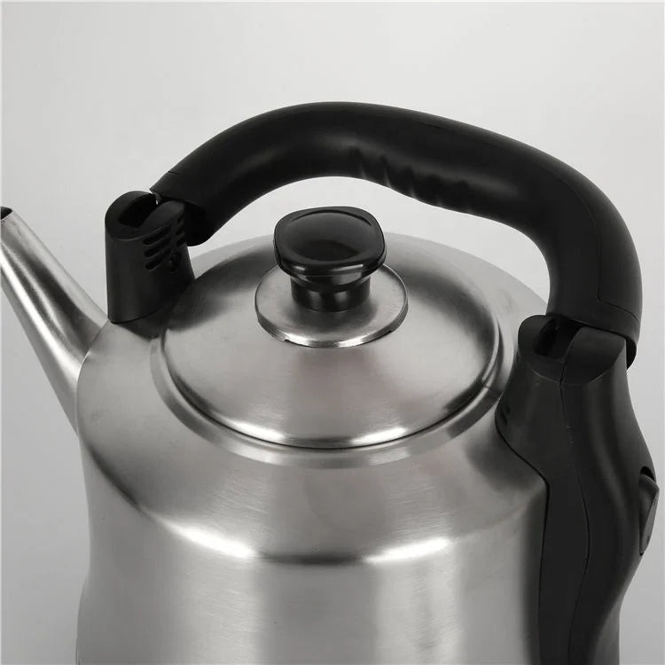 Wholesale Big Size 4L Electric Kettle Stainless Steel Black Fast Water Boiling Electric Kettle