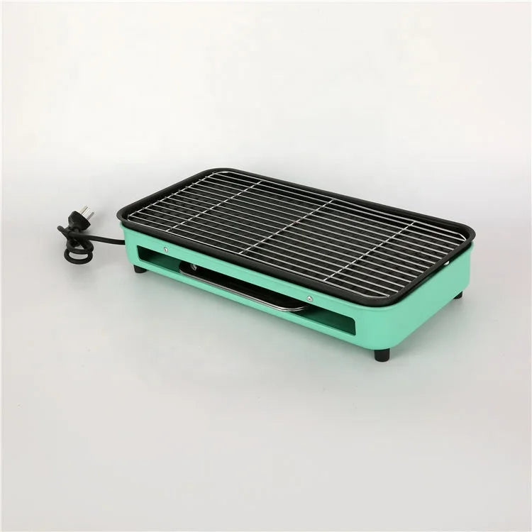 New Portable Household Kitchen Smokeless Bbq Machine Indoor Multifunctional Barbecue Electric Grill Pan