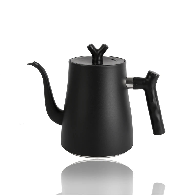 RTS Wholesale 304 Stainless Steel Pour Over Tea Coffee Tool Temperature Control Electric Gooseneck Kettle