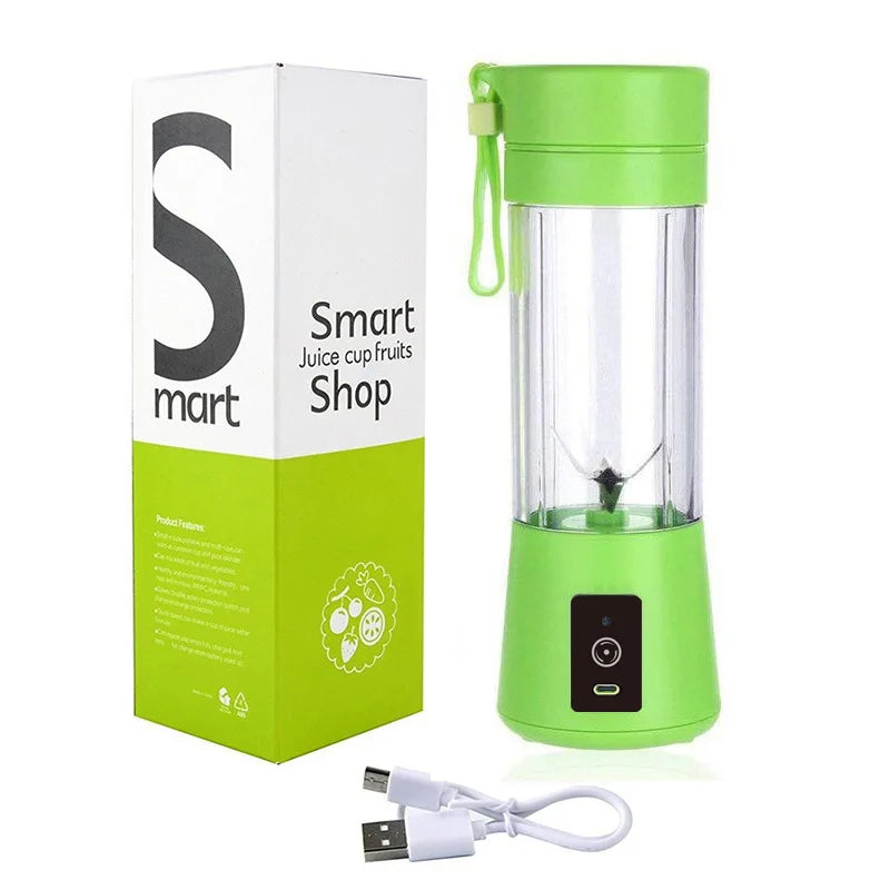 RTS Multifunctional Smart Mini Juicer Bottles Portable Electric Juicer Blender Mini 6 Leaf Rechargeable Juice Cup