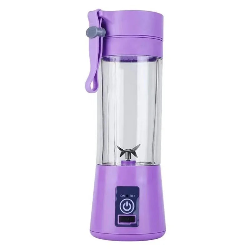 Portable Mini Electric Blender Home Usb 6 Blades Blender Juicer Cup Machine Rechargeable Fruit Juice Blenders