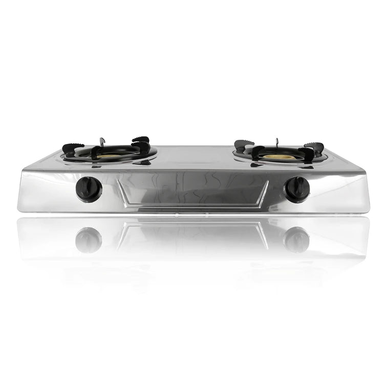 High Quality Cooking Appliance Dual-cooker Cooktop Stainless Steel 2 Burner Gas Cooker Gas Stove