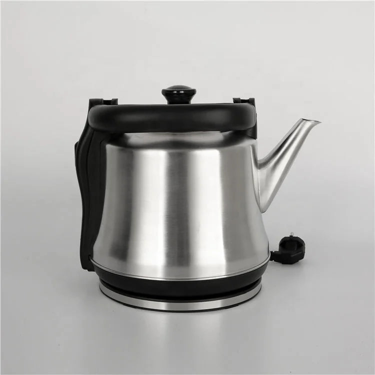 Wholesale Big Size 4L Electric Kettle Stainless Steel Black Fast Water Boiling Electric Kettle