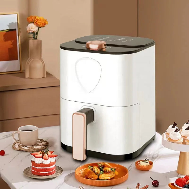 New 6L Large Capacity Household Multi-Function Steam Air Fryer Custom Oil Free Deep Fryer