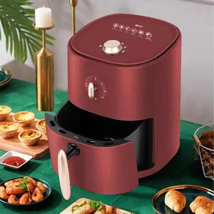 Hot Sale Stainless Steel Liner Air Fryer Automatic Multi Purpose Large Capacity Electric Fryer
