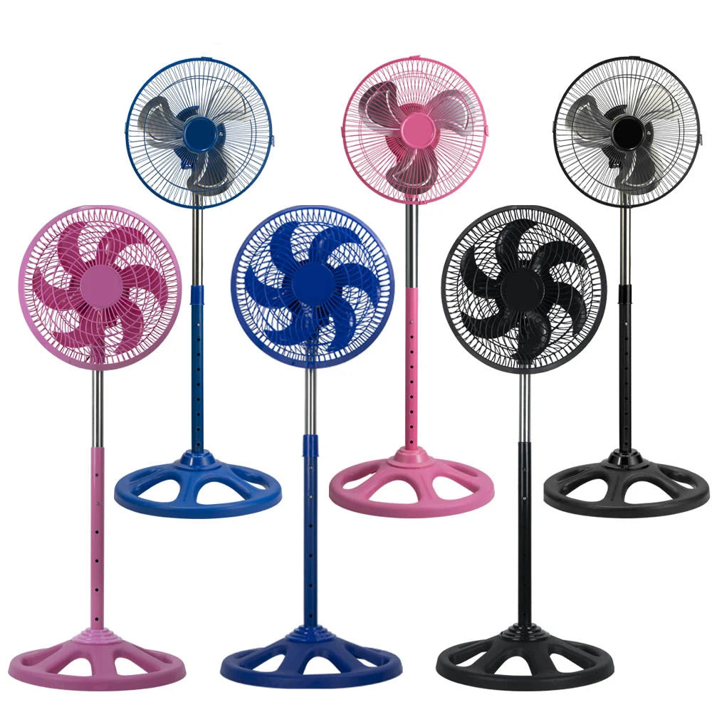 2600RPM 3 Speed 10inch Plastic Grills 6 Blades Hot Selling Latin Floor  Standing Home Well Fans