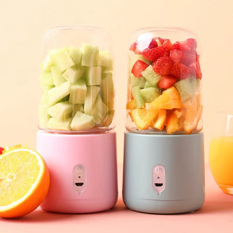 Household 4 in 1 Portable Juicer Blender Machine Wireless Small Charging Juice Cup Mini Electric Orange Juicer