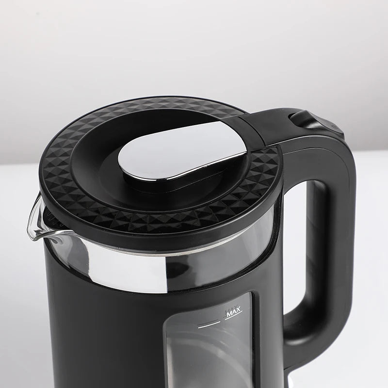 2024 Wholesale 2.3L Glass Boil-Dry Protection Electric Kettle Keep Hot Electric Kettle With Visible Window