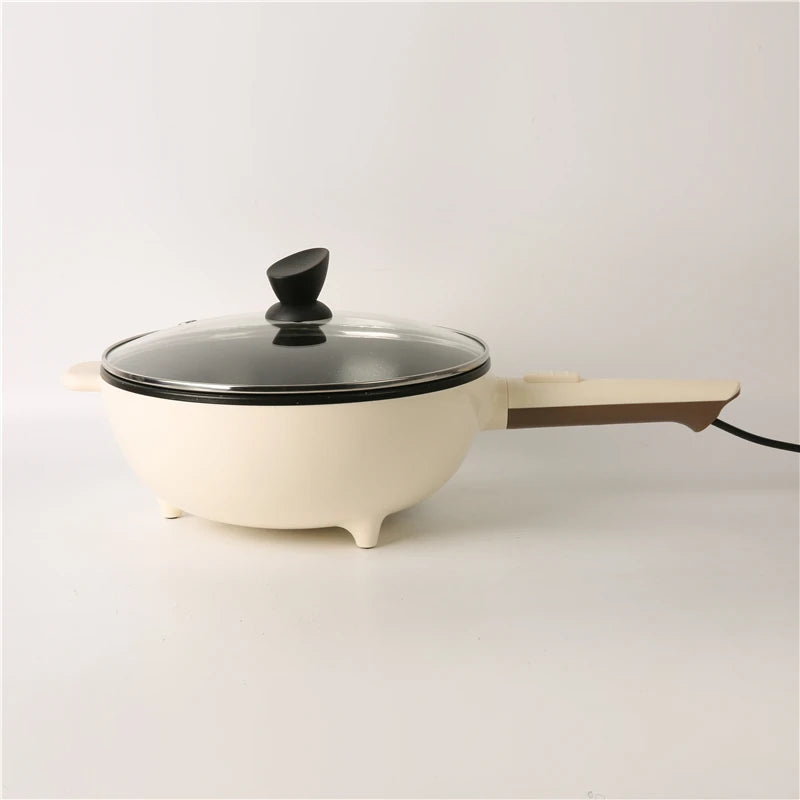 Multifunctional Cooking Pot Pans Fry Mini Cooker Kitchen Round Multi High Quality Non-stick Electric Frying Pan