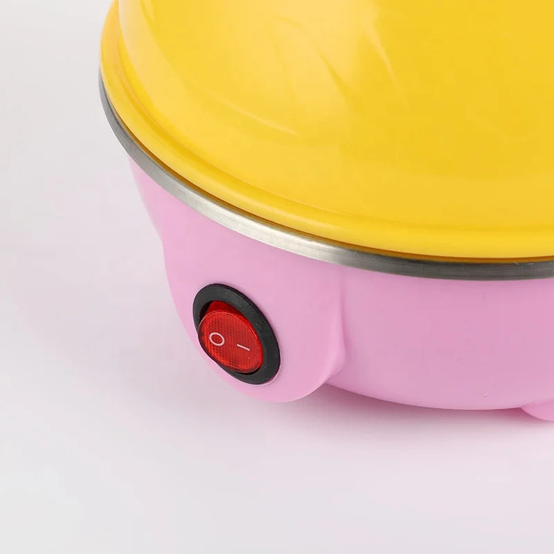 RTS Cute Chick-Shaped Automatic Egg Cooker Multifunctional Stainless Steel Electric Egg Boiler for Home Use Household