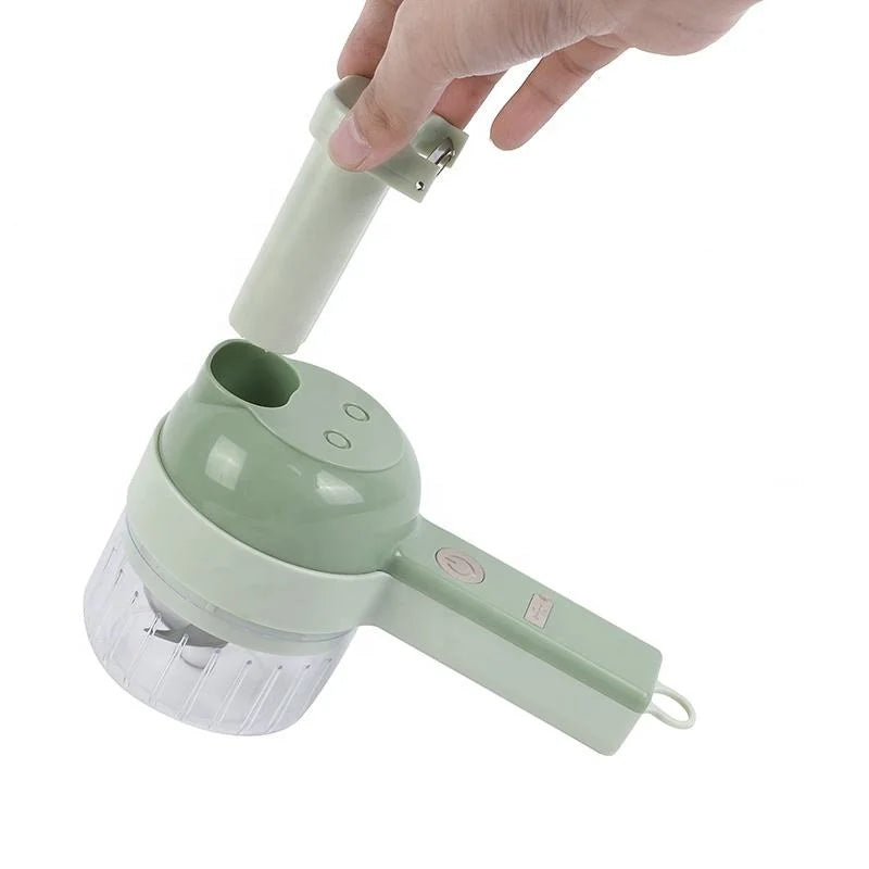 Plastic Stainless Steel Blade Hand Manual Pull Cord Vegetable Kitchen Accessories Ground Meat Eggbeater Mini Garlic Blender