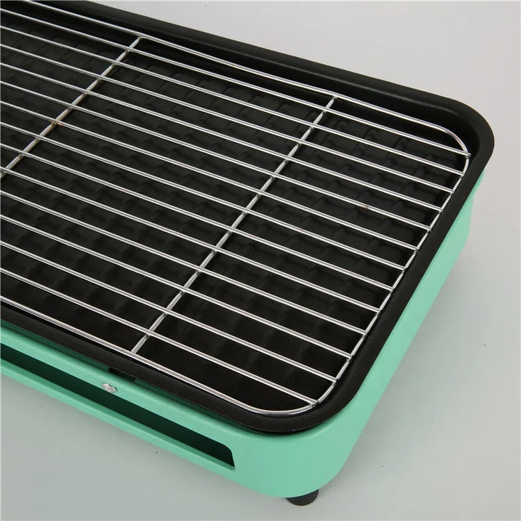 New Portable Household Kitchen Smokeless Bbq Machine Indoor Multifunctional Barbecue Electric Grill Pan