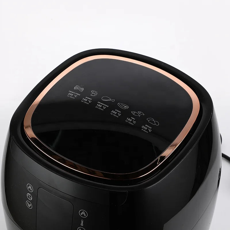 RTS 7L 2400W Household Large Capacity Air Fryer Electric Air Fryer Oil Free Smart Digital Air Fryers With Touch Screen
