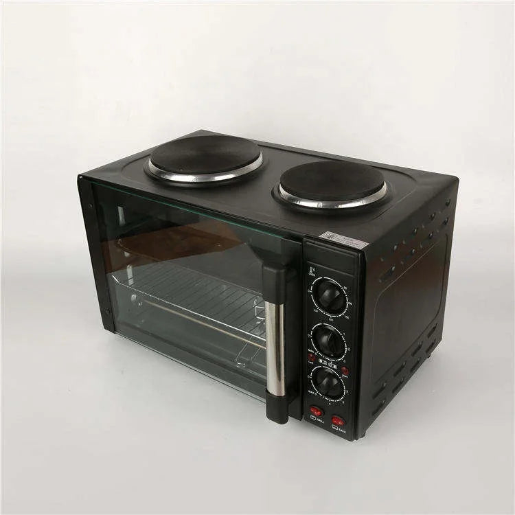 30L Electric Toaster Oven Portable Large Table Benchtop Home Baking Electric Built-in Oven Stove With Hot Plate